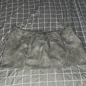 Fashion Nova Faux Leather Micro Mini Skirt